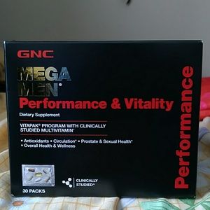 GNC Mega Man performance and vitality